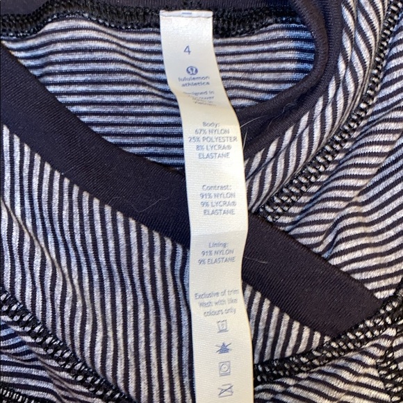 Lululemon Stripe Hoodie Shirt - Picture 2 of 3